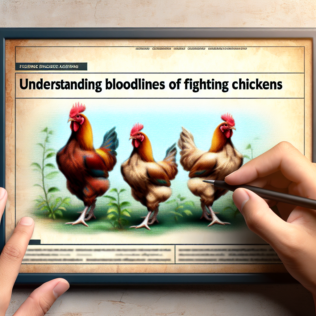 การดูสายเลือดไก่ชนจากบรรพบุรุษ