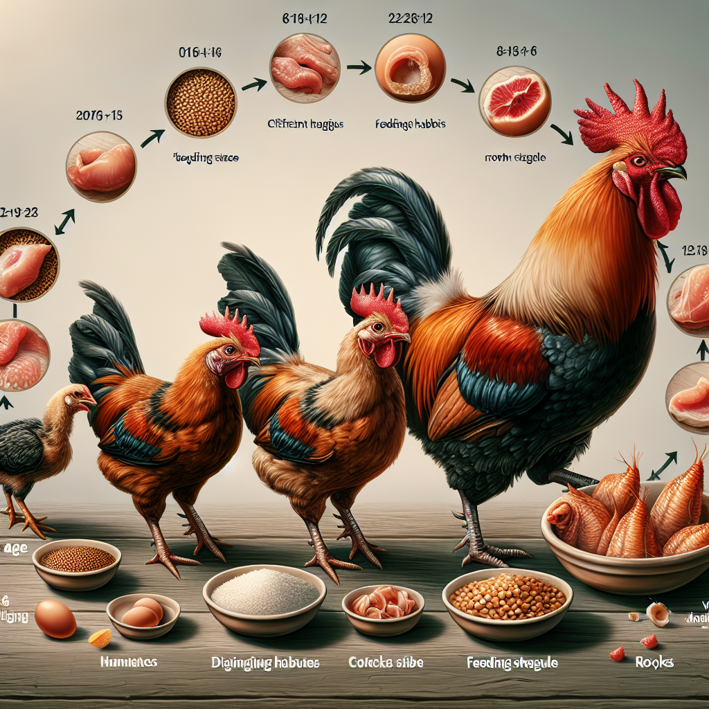 ตารางให้อาหารไก่ชนในแต่ละช่วงวัย