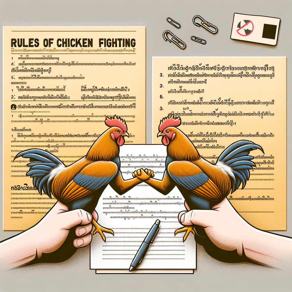 กติกาการชนไก่ในไทย