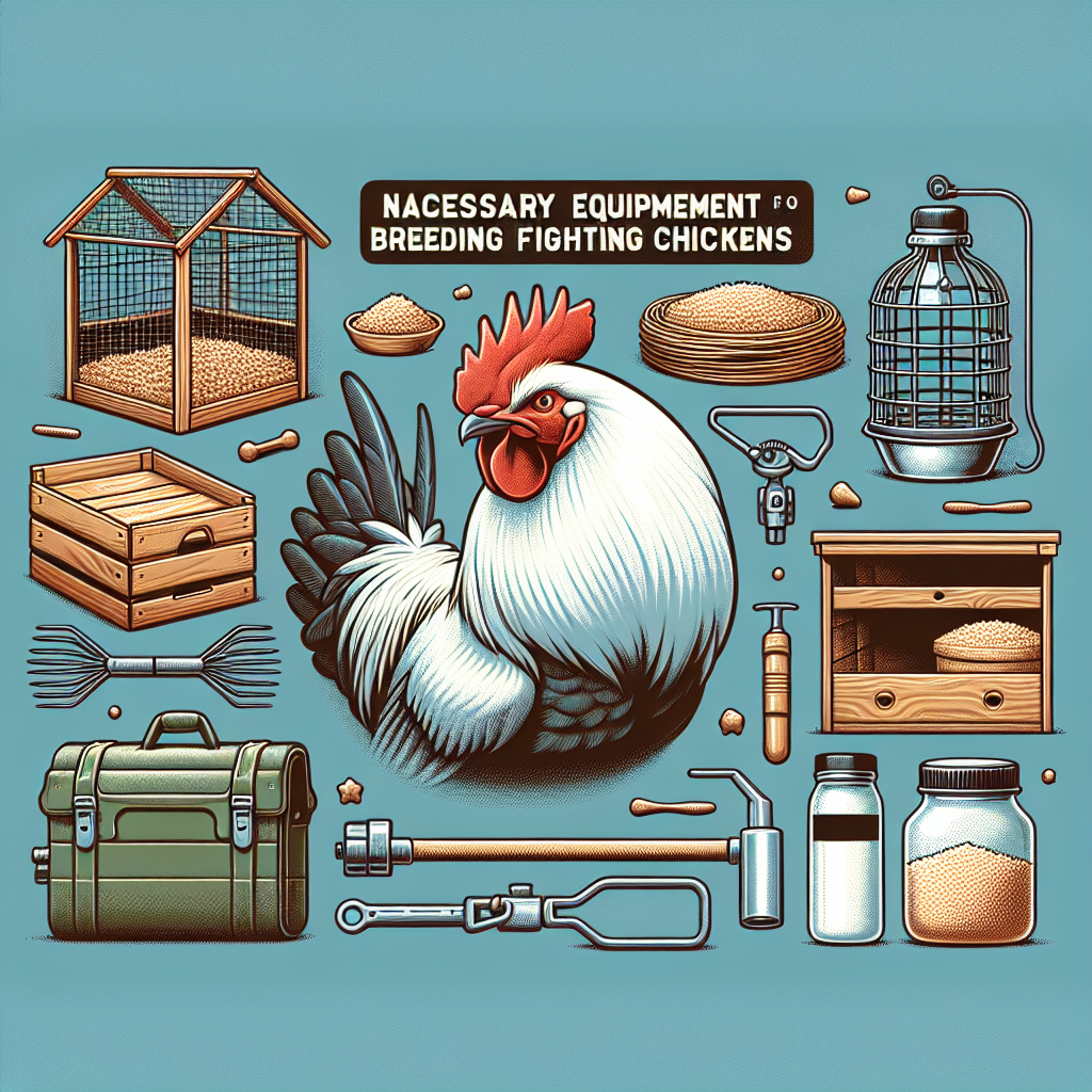 อุปกรณ์ที่จำเป็นสำหรับการเพาะพันธุ์ไก่ชน